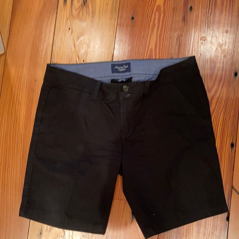 American Eagle Black Stretch shorts 6
